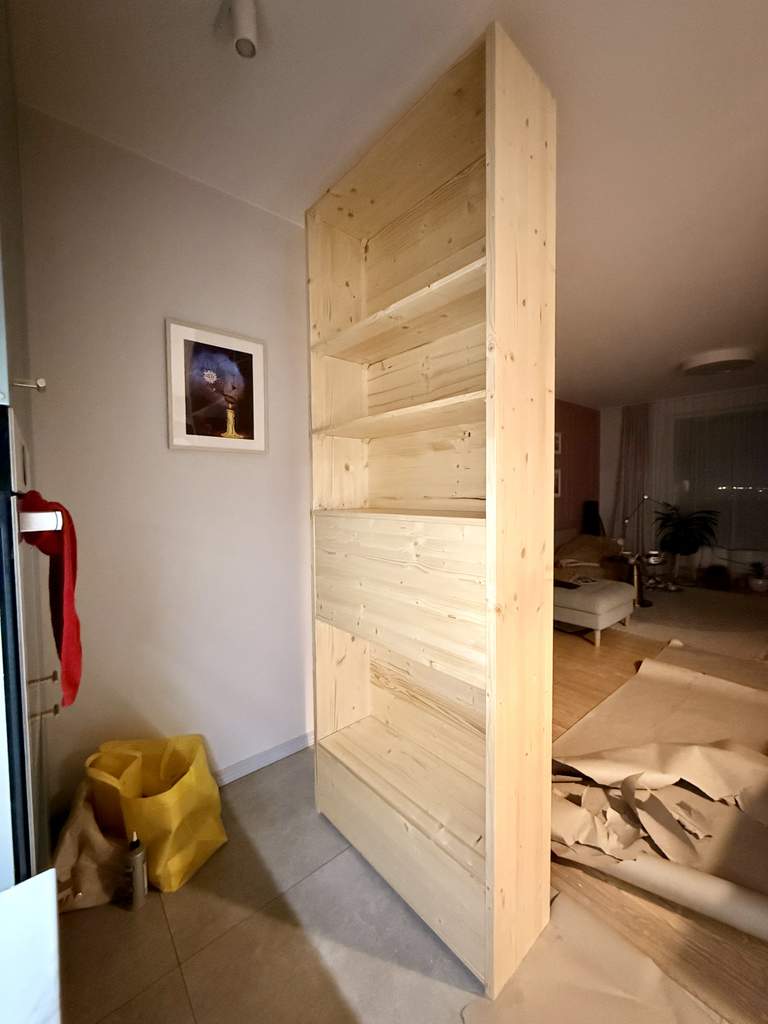 Almost finished base book shelf